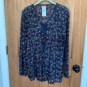 Lori Goldstein Logo cardigan